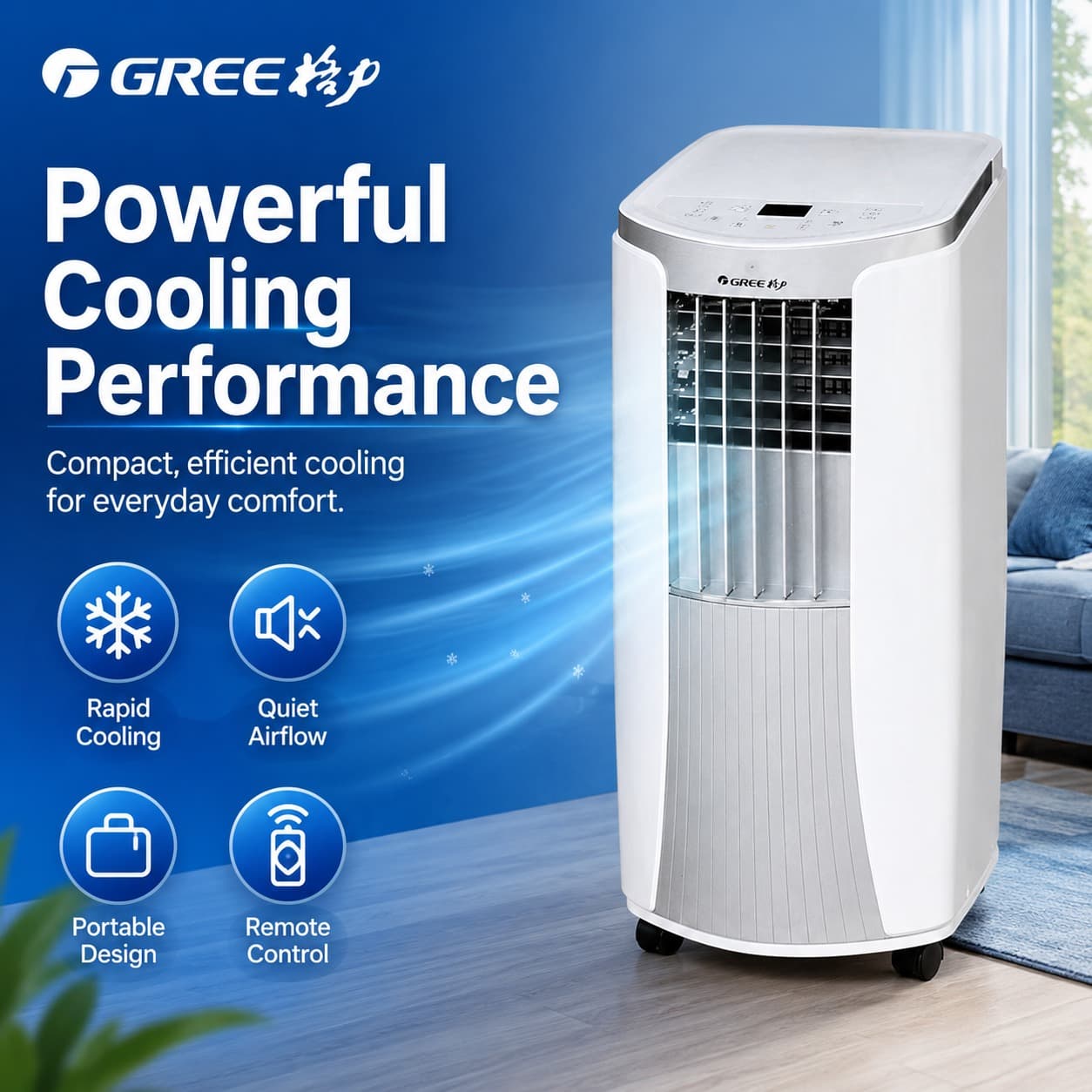 Gree 1P Single-Cooling Portable AC