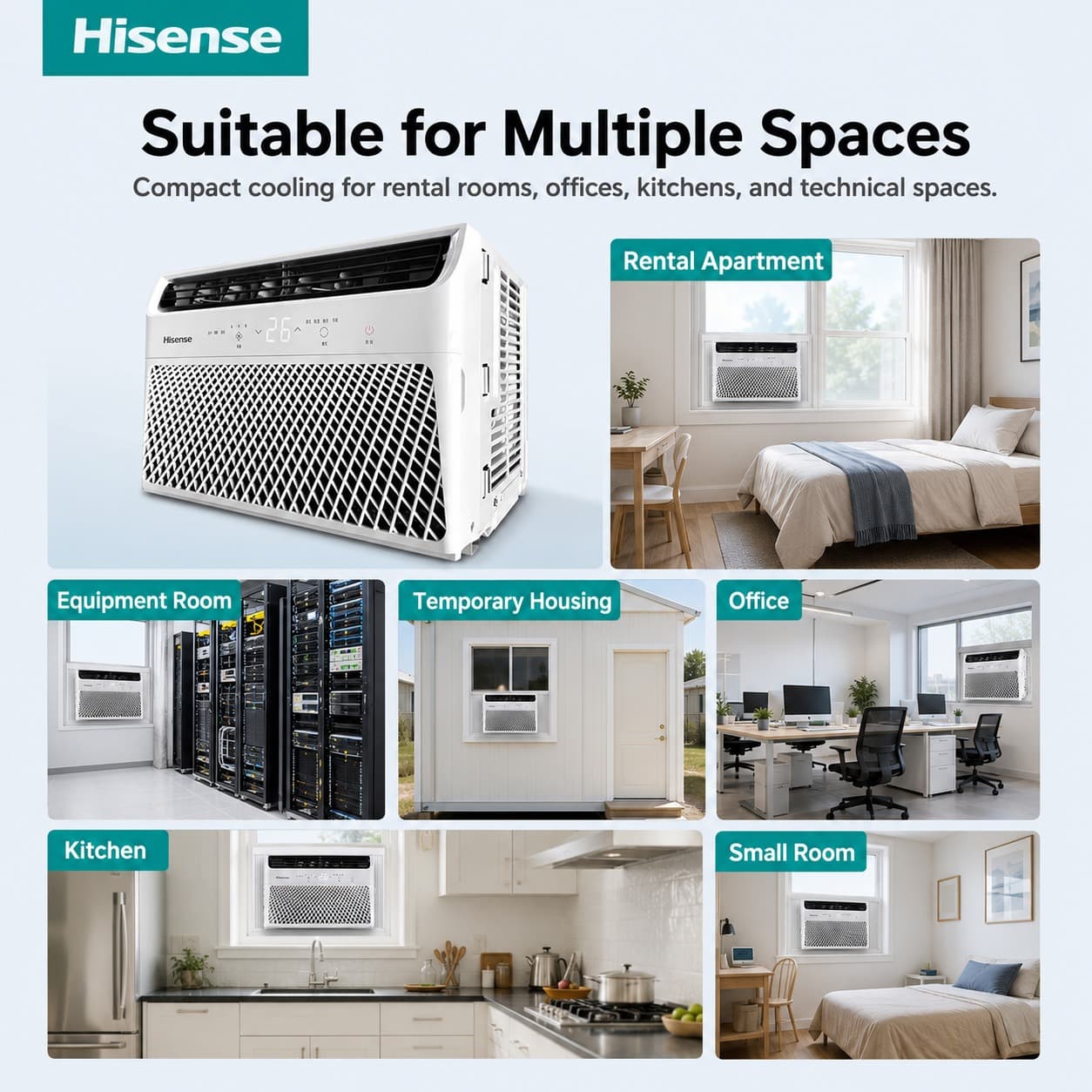Hisense Small 1HP Window-Type AC